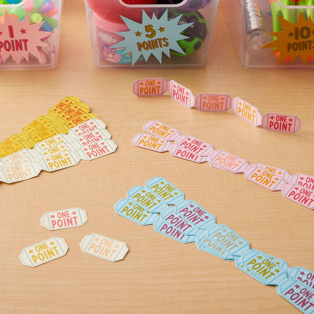 Coupons d'activité perforés